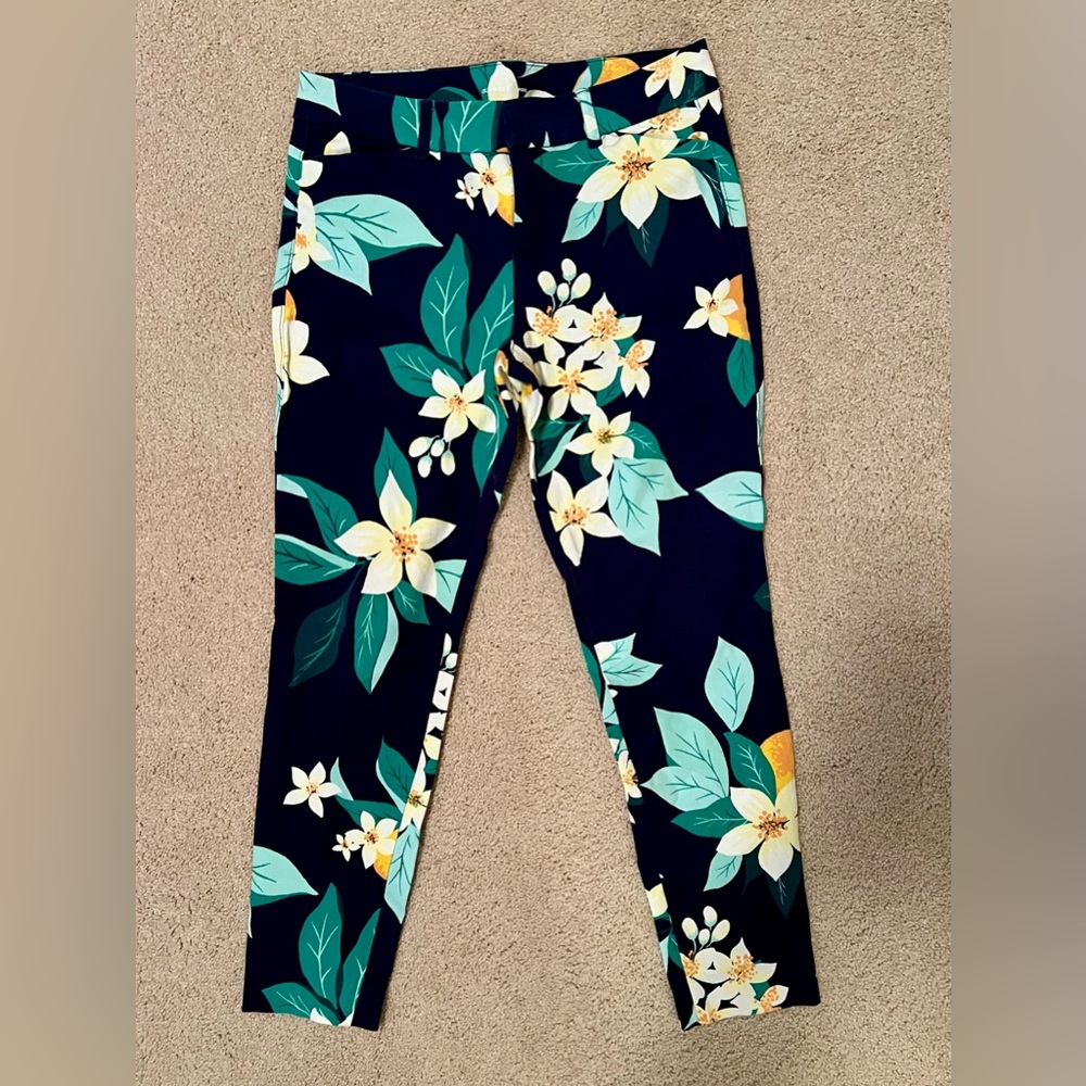 Floral Print Old Navy Pixie Trousers